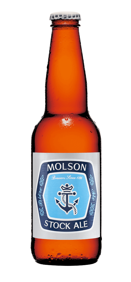 molson stock ale bottle