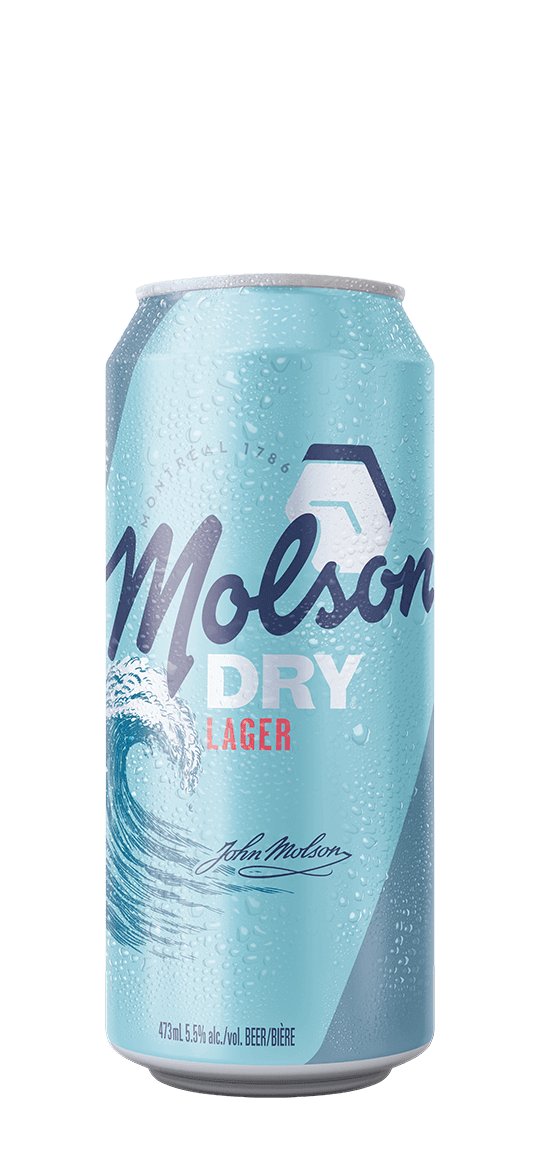 Molson Dry can