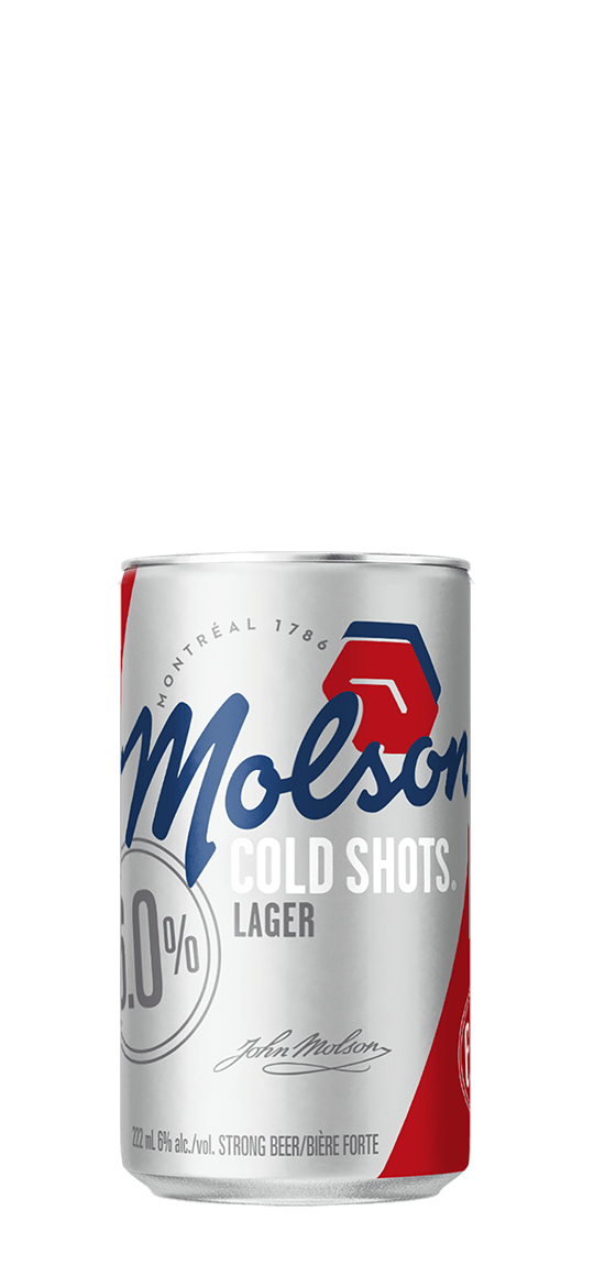 molson cold shot can