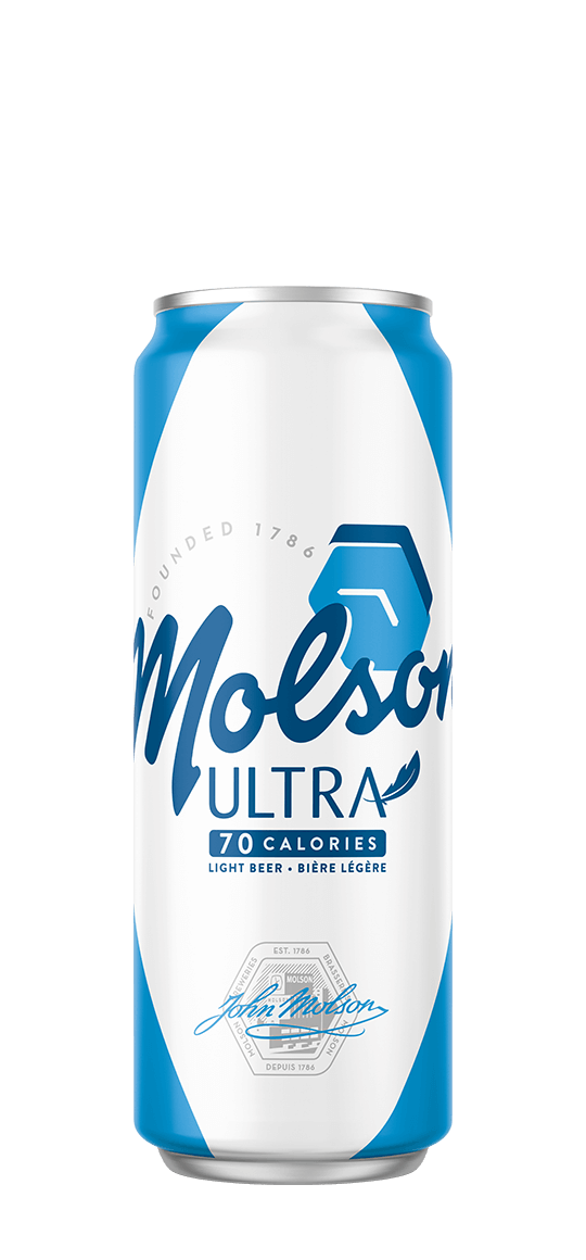 Molson Ultra can