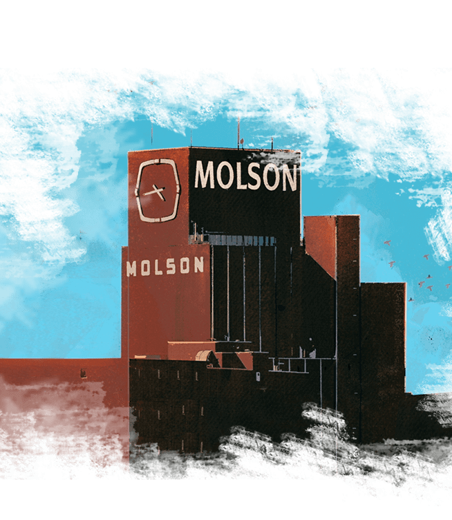 molson clock